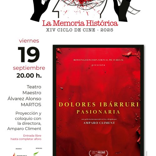 XIV Ciclo de Cine “La memoria histórica”: “Dolores Ibárruri. Pasionaria”