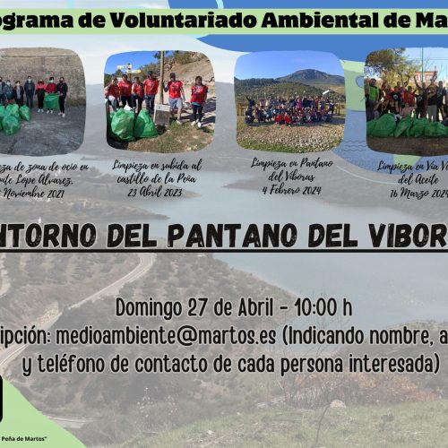 Limpieza con voluntarios del entorno del Pantano