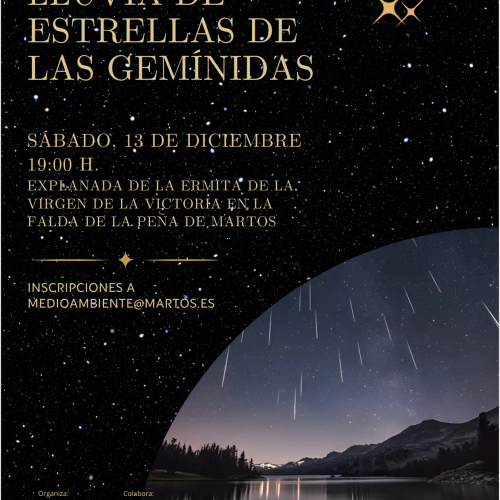Cita para disfrutar de la lluvia de estrellas de las Gemínidas