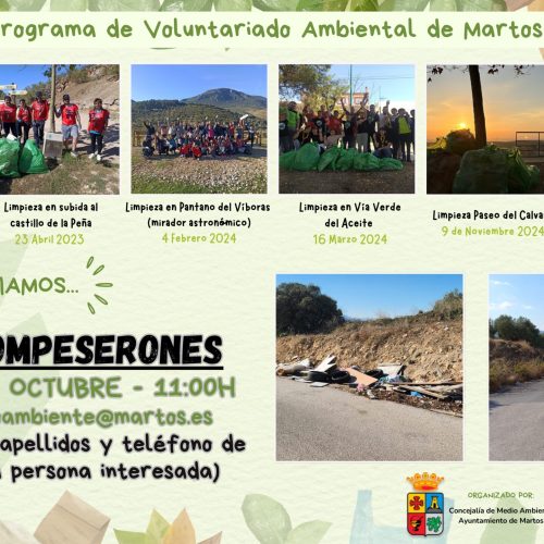 Medioambiente organiza una limpieza participativa en camino Rompeserones