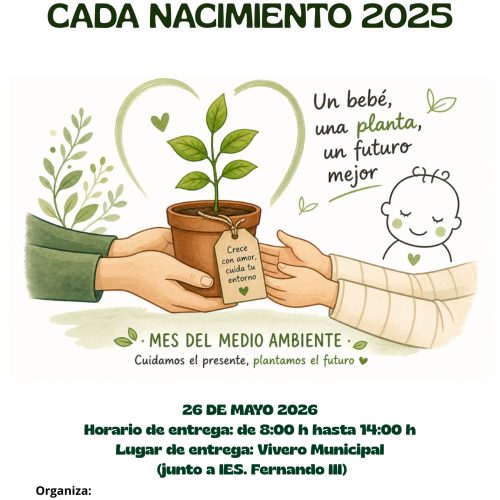 Medio ambiente regala un centenar de encinas a los bebes nacidos en 2025