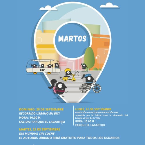 Martos celebra la Semana Europea de la Movilidad con actividades para promover una movilidad sostenible y accesible
