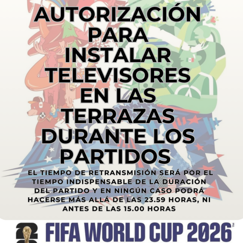Retransmisión de partidos en las terrazas durante el Mundial 2026