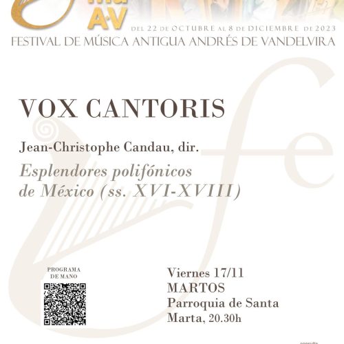 Festival de Música Antigua Andrés de Vandelvira, edición 2023