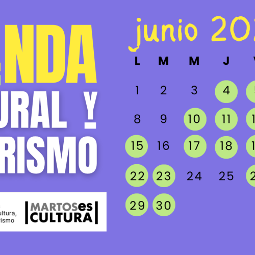 Agenda cultural y de turismo para el mes de Junio